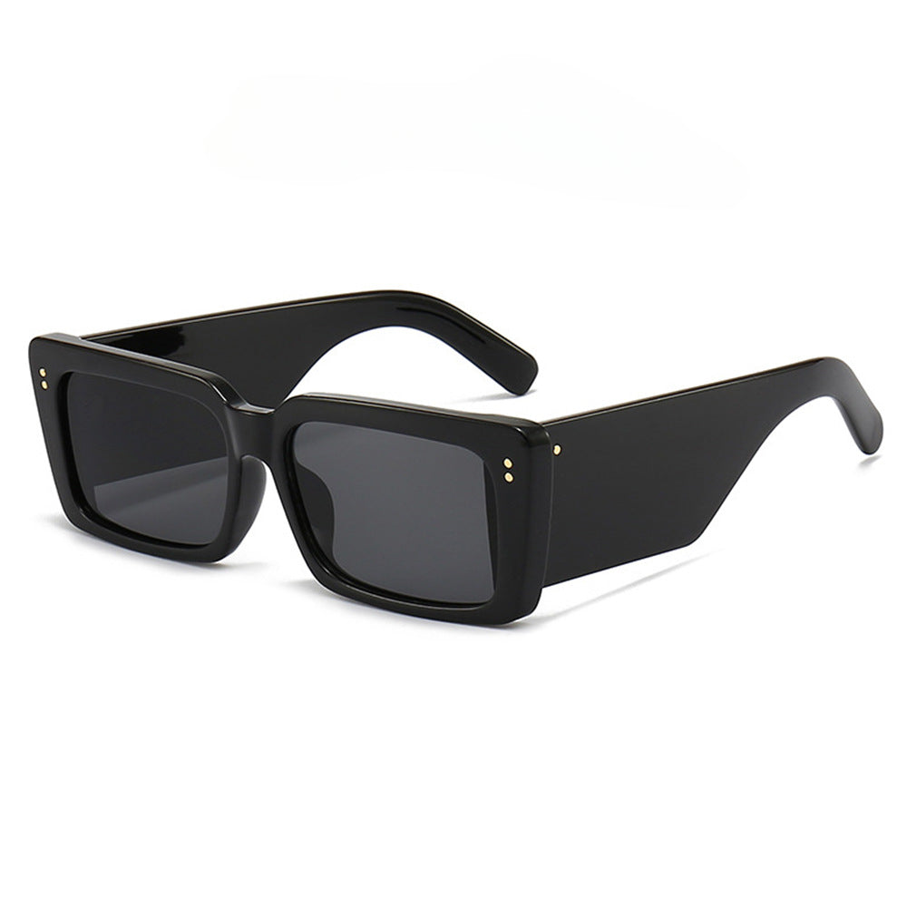 Wholesale Big Frame Square Thick Leg PC Sunglasses